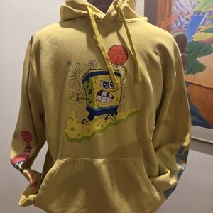 Nike Yellow Graphic Hoodie
